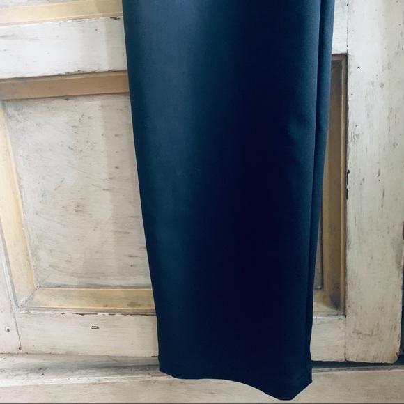 Sandro Black Leather Front Zip Trousers - Picture 5 of 10